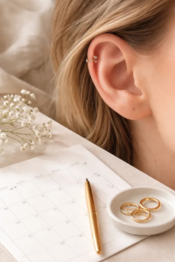 Helix Piercing Healing Timeline: Week-by-Week Guide